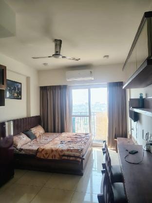 Modern Studio with Balcony & Kitchen Apartment in Jaipur
