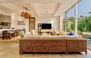 TBK Villas| 1.8 km Beach|Pvt Pool|Genset|Caretaker Villa in Goa, India