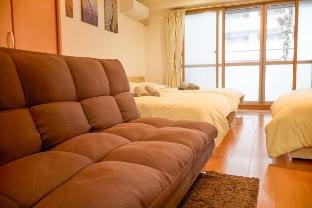 宿栖東京｜スカイツリー徒歩9分｜広々1LDK｜ダブルベッド4台｜101号室 Vacation rental in Japan