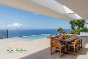 Premium villa, panoramic sea-view | Calheta Pearl Villa in Madeira District