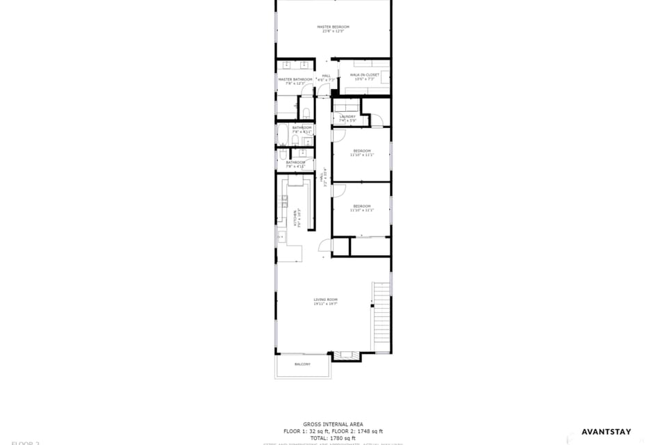 Ground Floor of Unit 2.