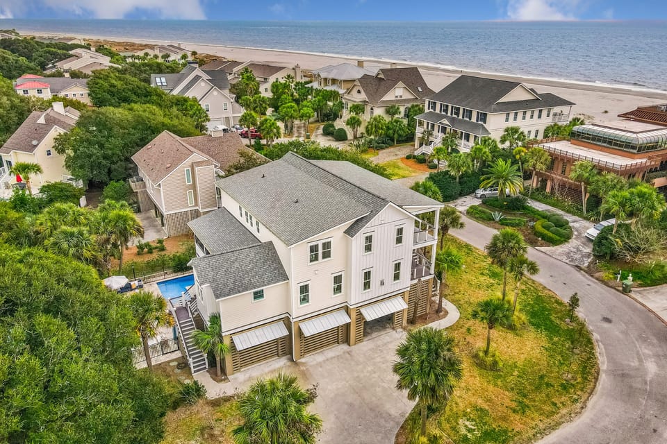 Seconds from the water.