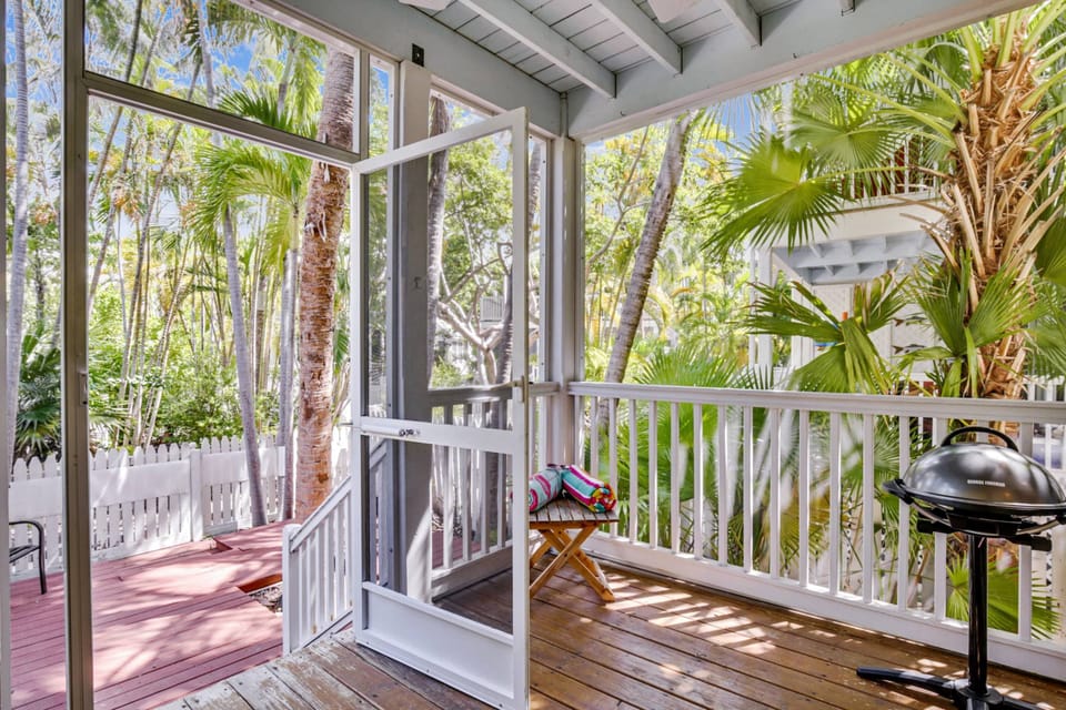 Enjoy your covered porch and open backyard spaces.