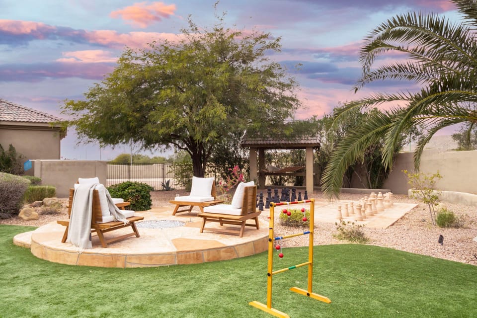 Large yard.