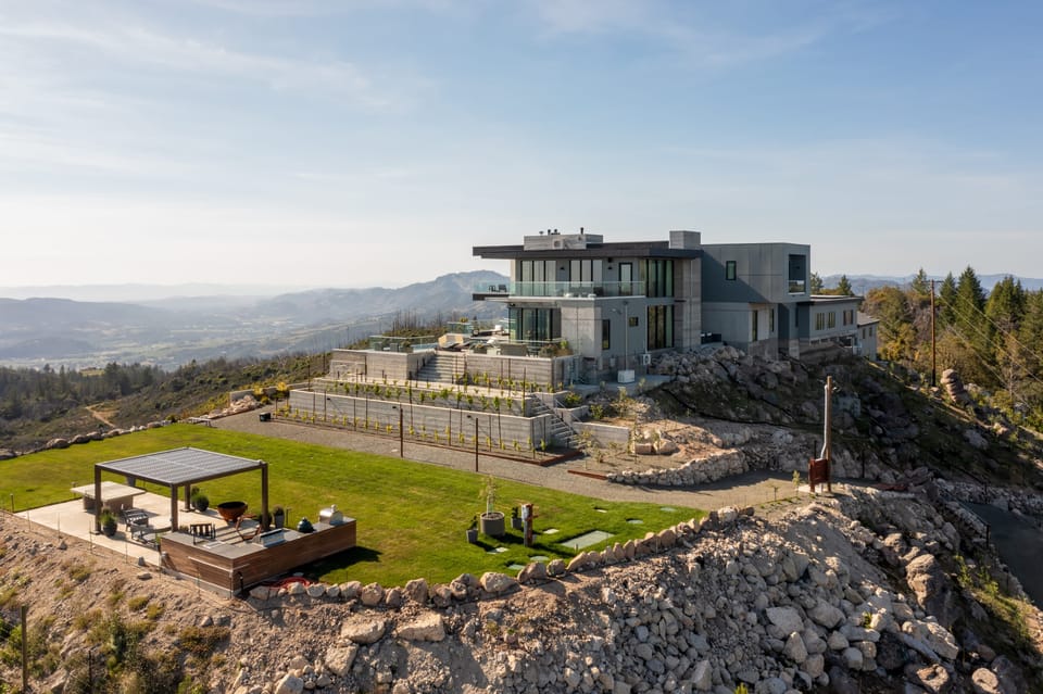 Relax in the inner courtyard with comfortable seating and an electric firepit.