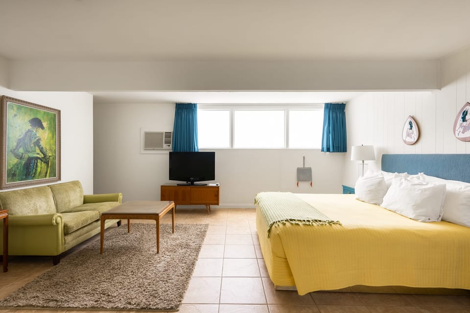 Your suite features a king bed.