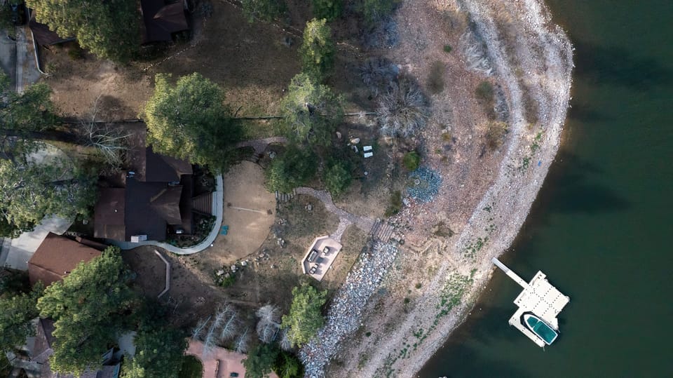 Birdseye view of your lakefront home.