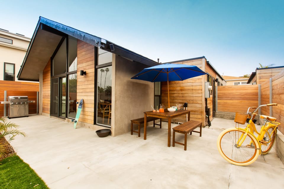 Everything you need for a beach day. 
*Note: Bikes are not available.*