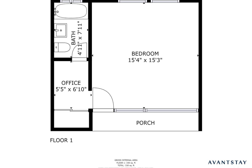 Suite 6 floor plan.