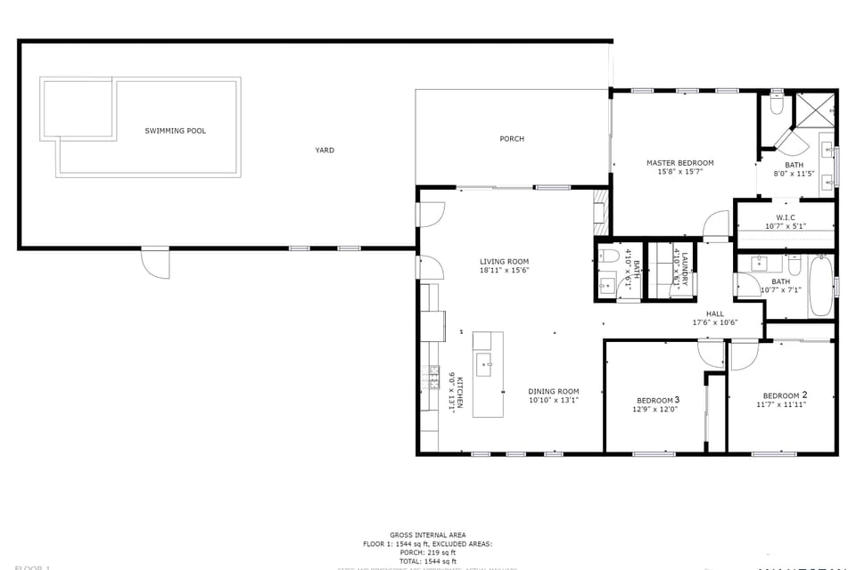Floor plan of Marilyn.