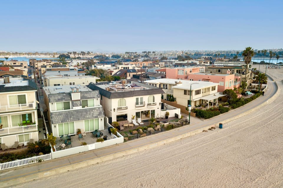 Step onto the sand from your dream San Diego retreat.