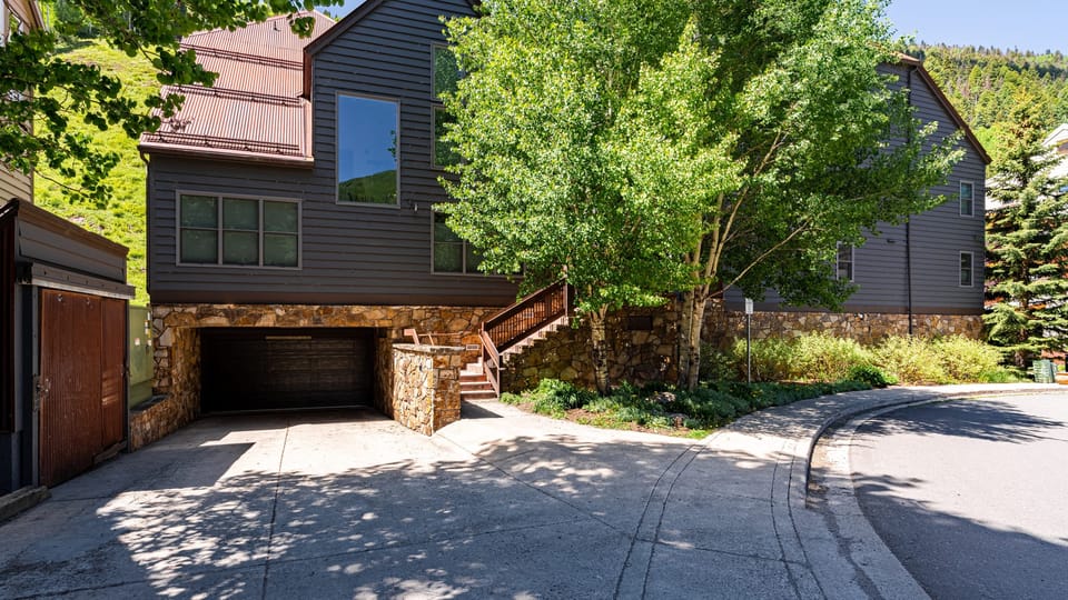 Your Telluride retreat comes with a convenient driveway.