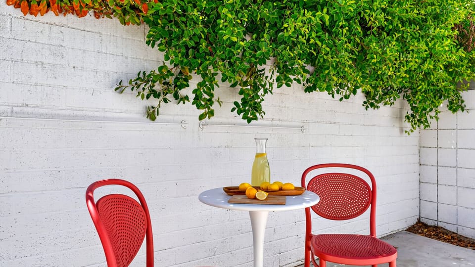 Thoughtful decor and warm textures create a polished, comfortable setting for unwinding.