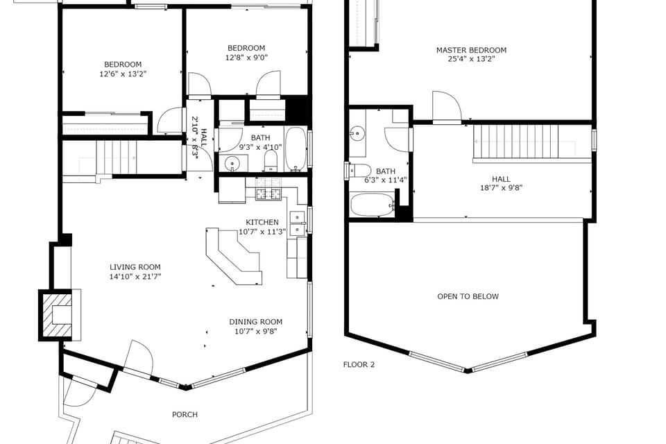 Floor plan of Jackhorn.