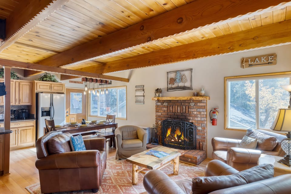 Gather with friends and family for a game night in the main living area!