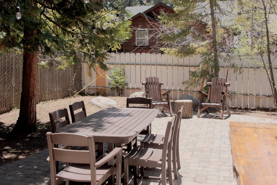 Embrace the outdoors with our inviting outdoor seating area.