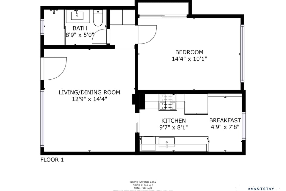 Floor Plan of Seashore VI.