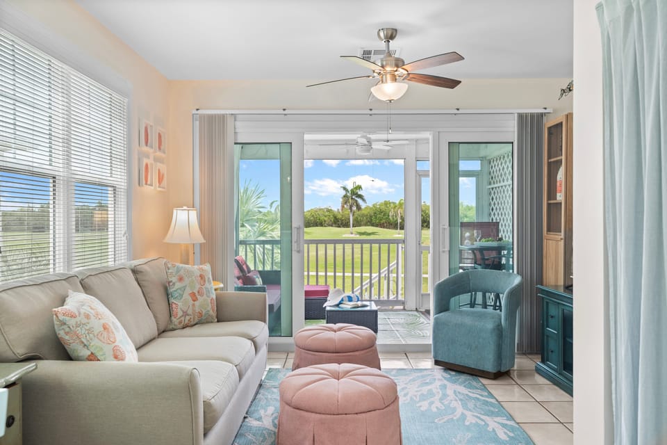 Living area opens to the porch.