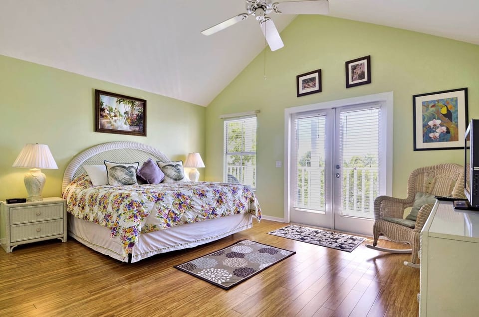 Primary bedroom features a king bed.