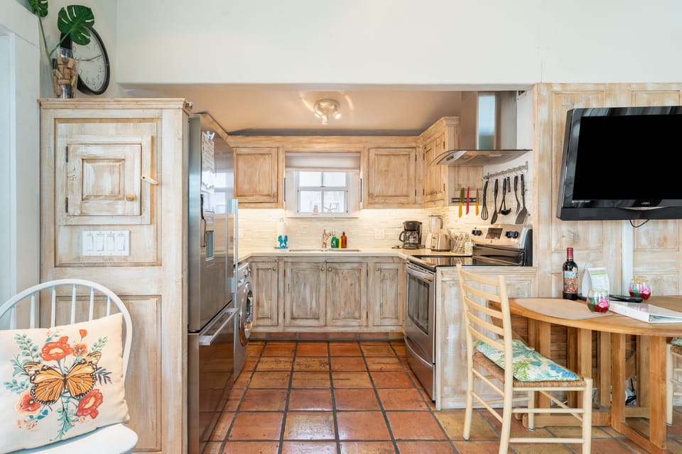 Modern appliances for at-home convenience.