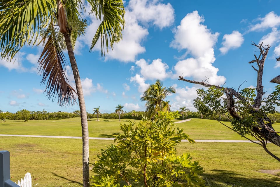 Unobstructed course views.