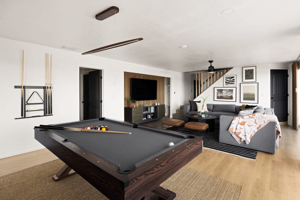 Contemporary interiors with a vibrant design.