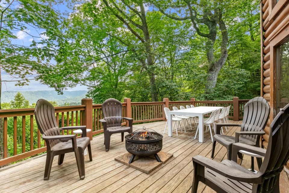 Warm kitchen with modern appliances and barstool seating at the island.