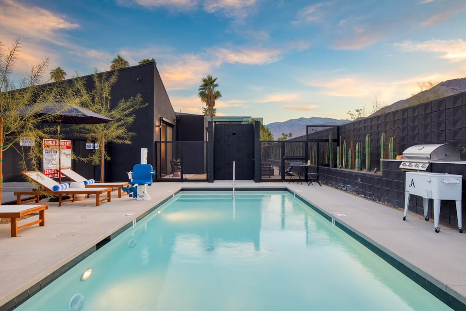 Enjoy access to the luxe communal pool area.