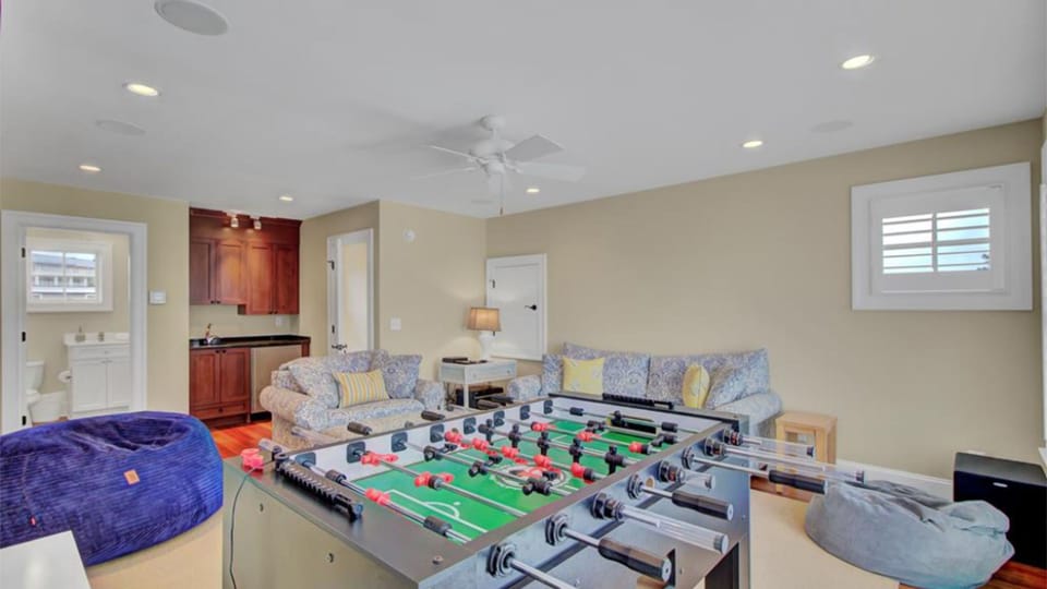 Game room will keep you entertained for hours