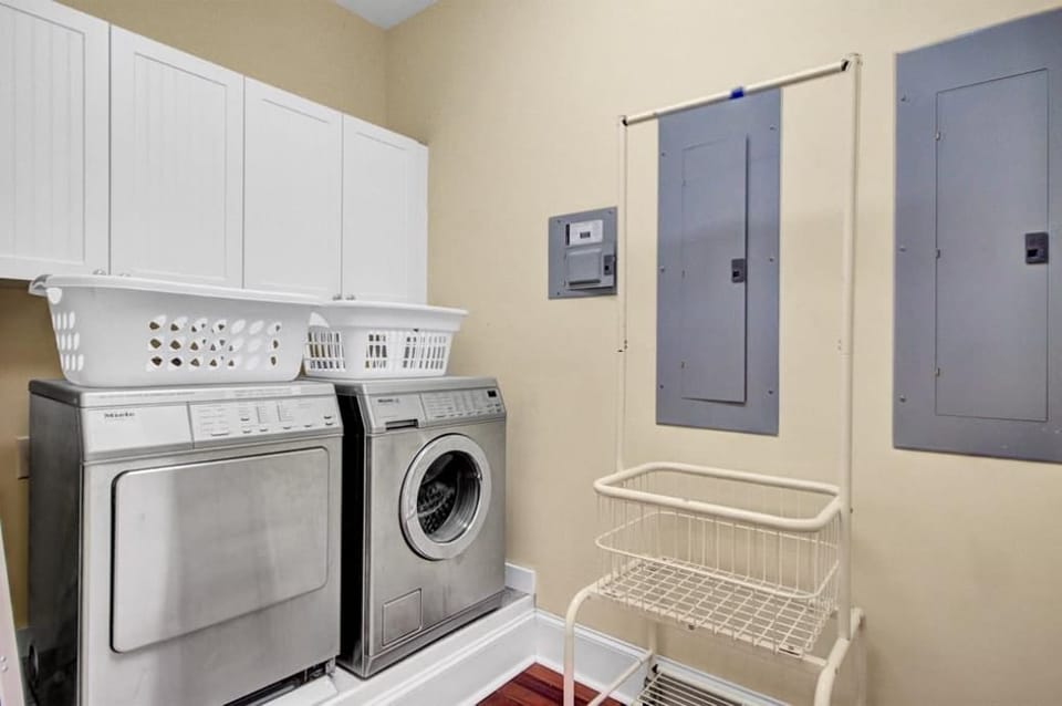 Laundry room.