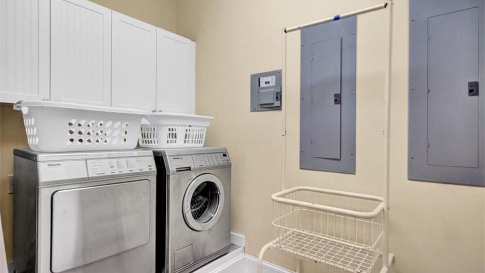 Laundry room.