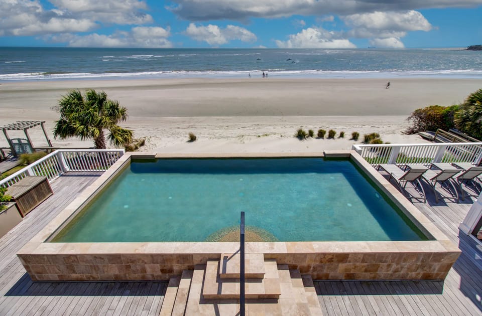 It is located right on the beach in the Isle of Palms.