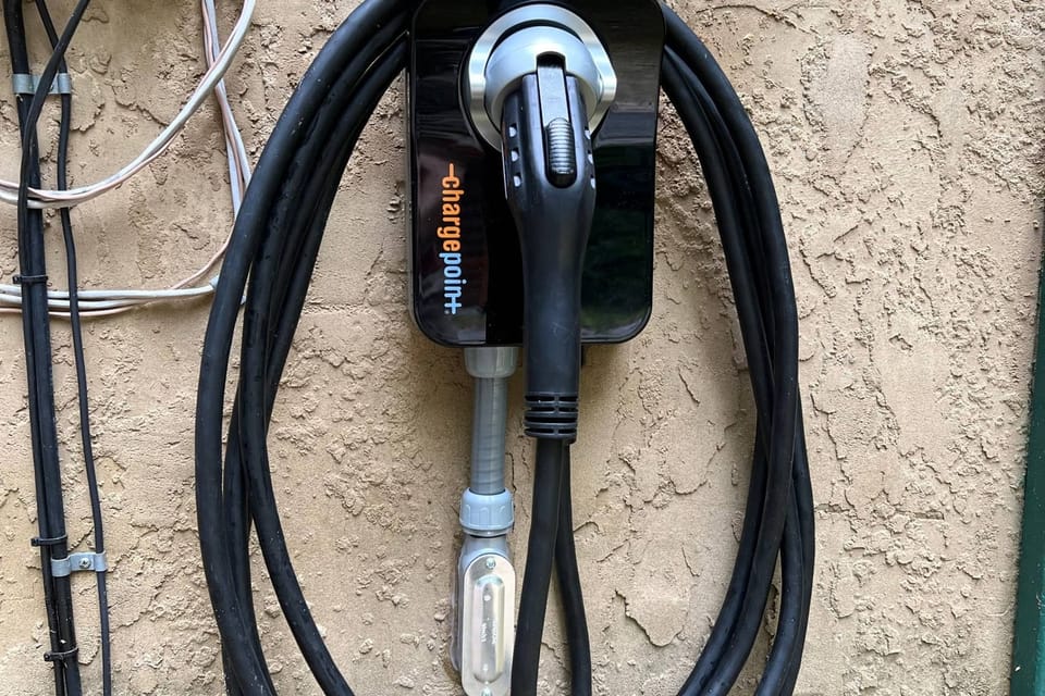 Electric car charger.