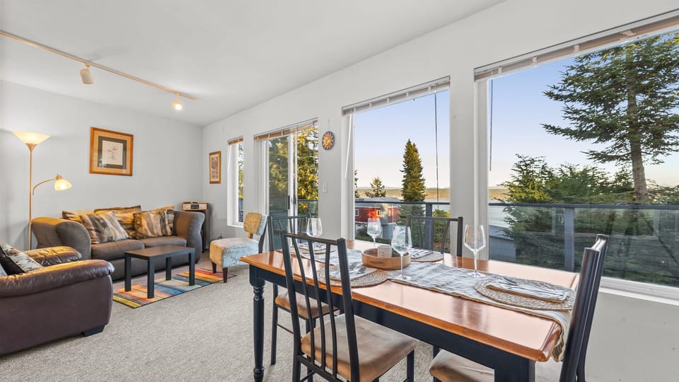 Secondary dining area off the primary bedroom.