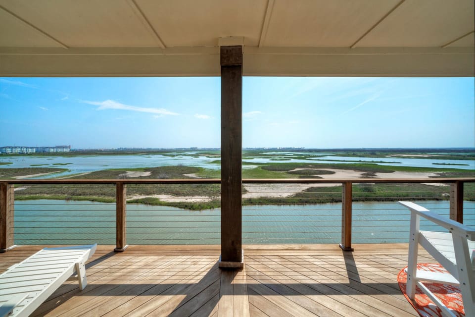 Enjoy a breathtaking water view from the comfort of our deck.