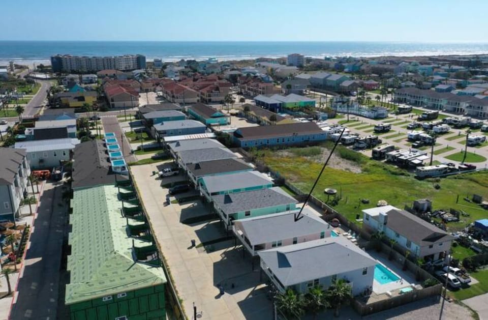 Salty peach in a prime location.