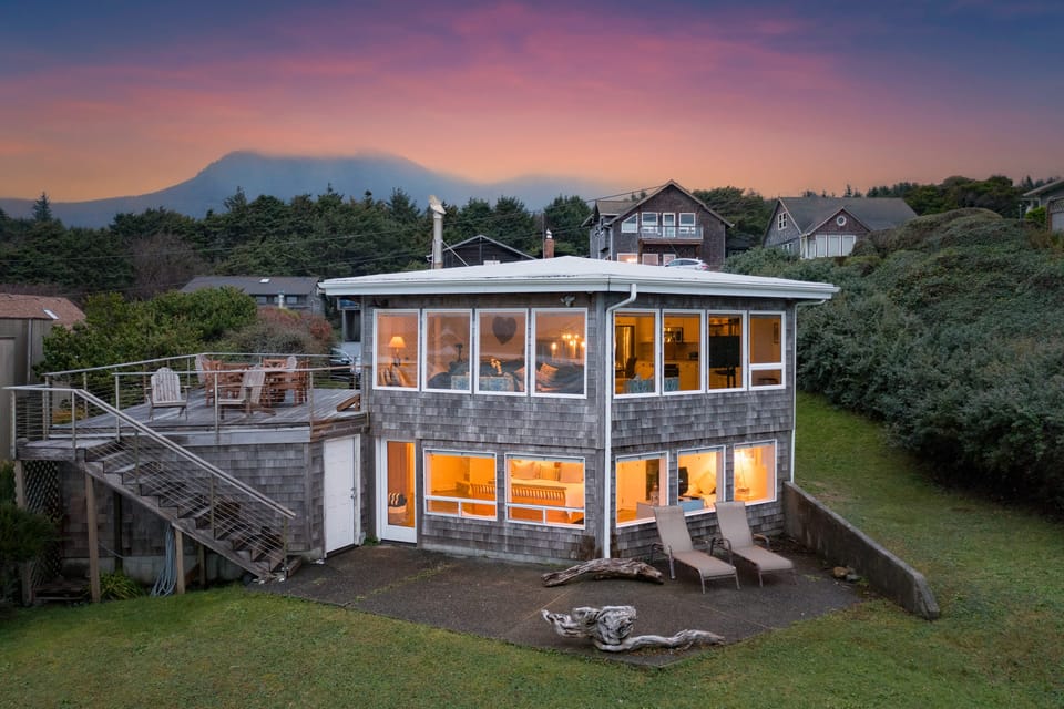 Stunning design right on the water.