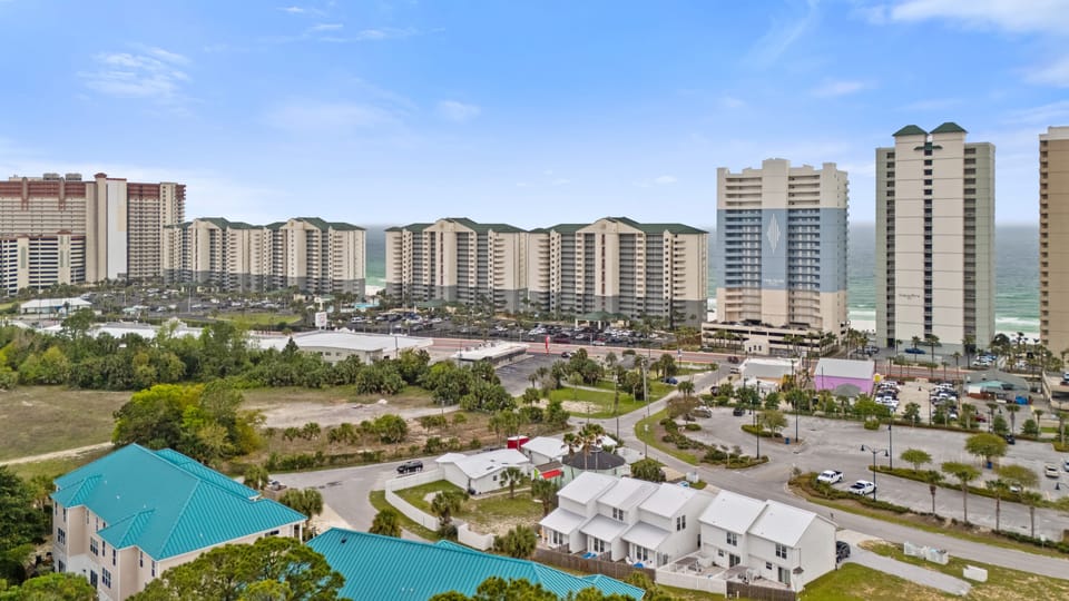 Minutes from the beach.