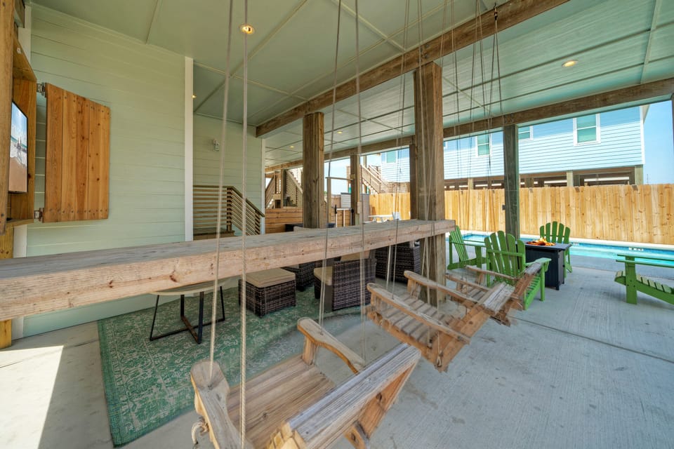 Relaxing porch retreat