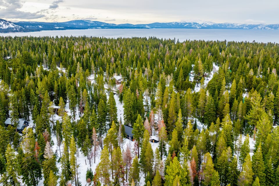 Minutes from the shores of Lake Tahoe.