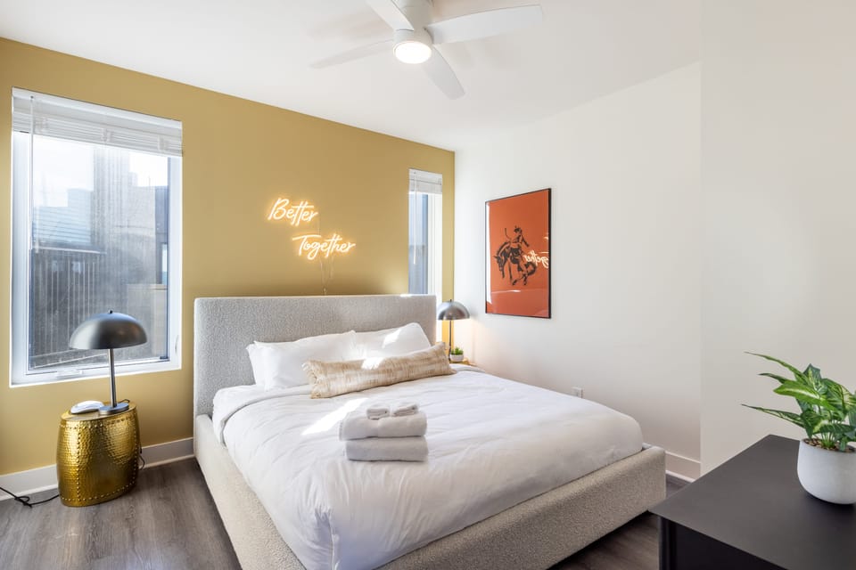 Clean and spacious bedrooms for everyone.