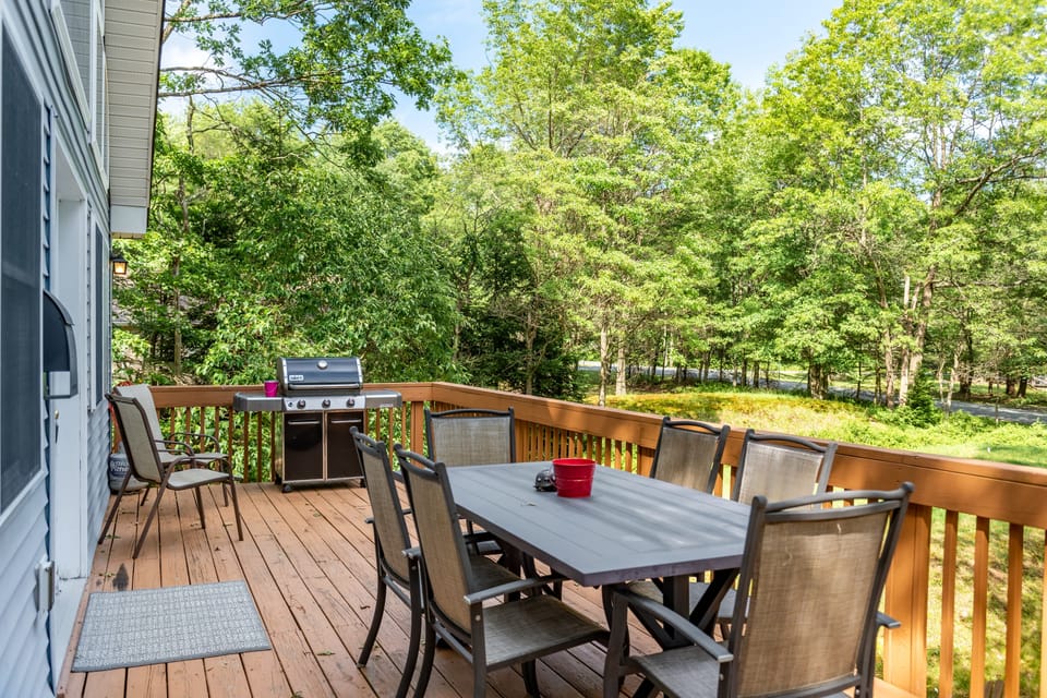 Deck, grilled, and chilled.