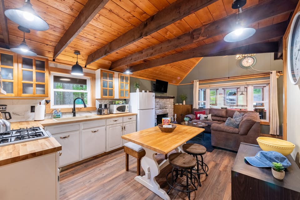 Kitchen area.