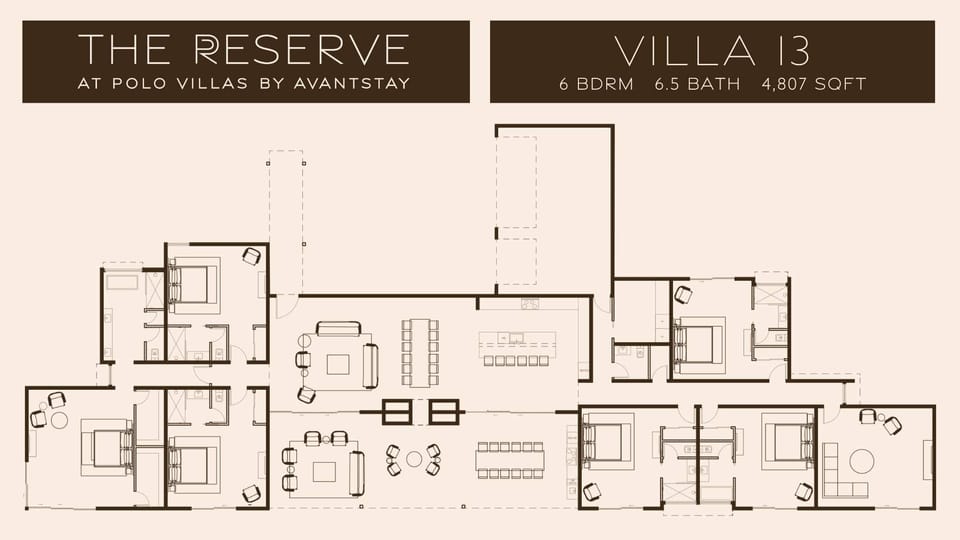 Polo Villa 13 map.