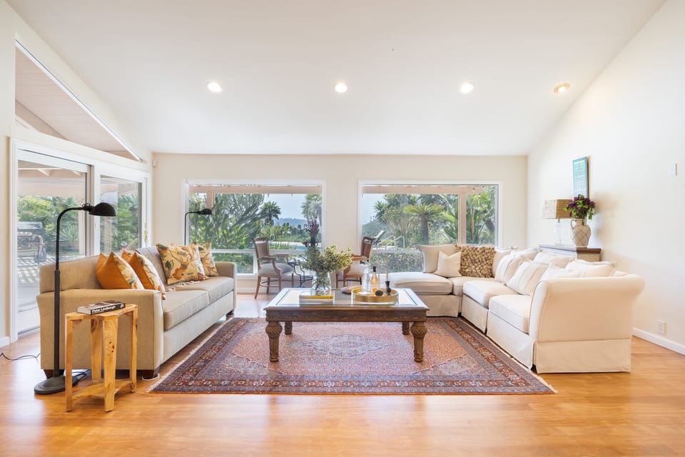 Bright and spacious living area.