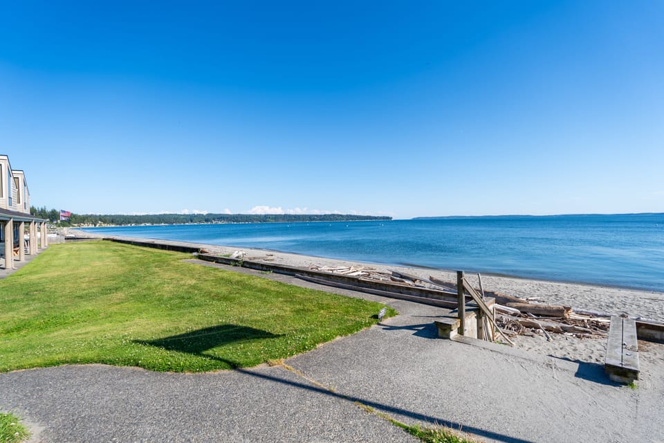 Beach access.