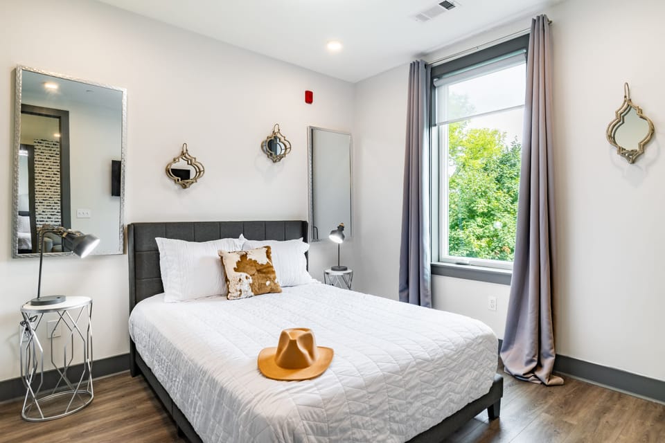 Two beautiful bedrooms.