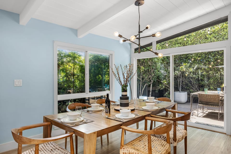 Bright interiors.
