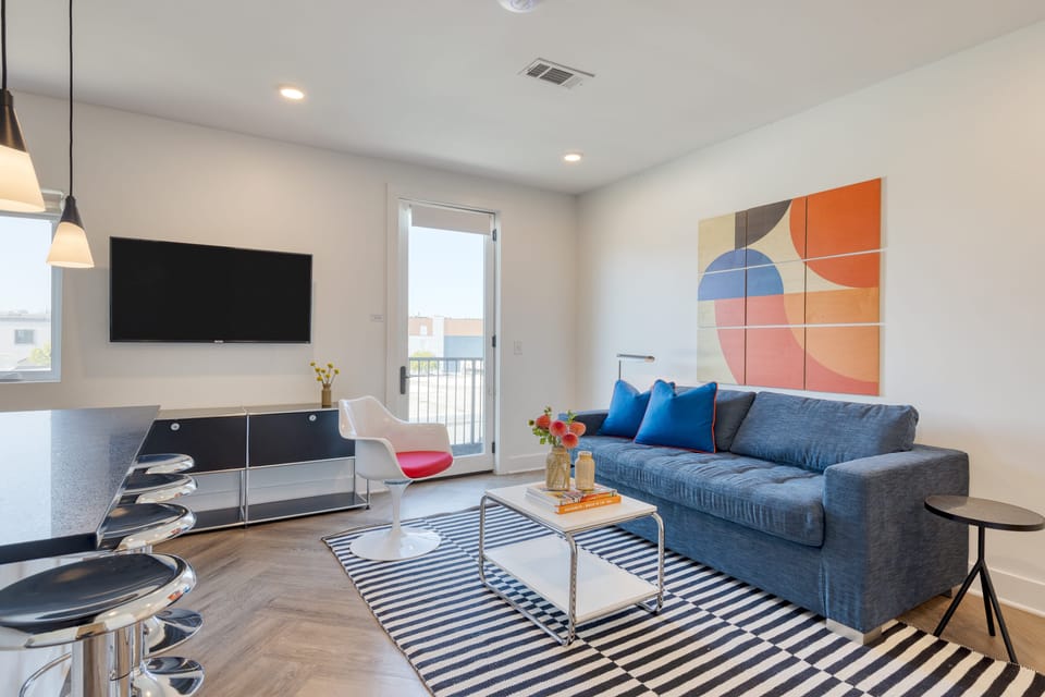 Bold design and modern amenities for a memorable stay.