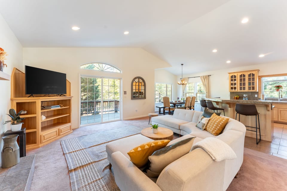 Spacious living areas.